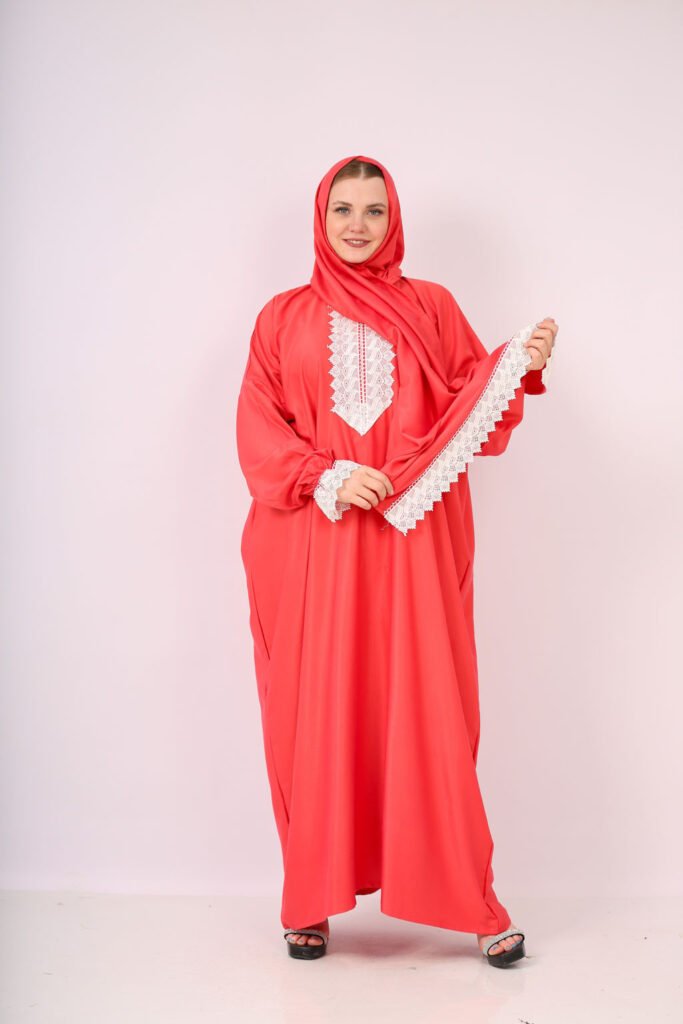 أسدال صلاة نسائي مع شرشف متصل